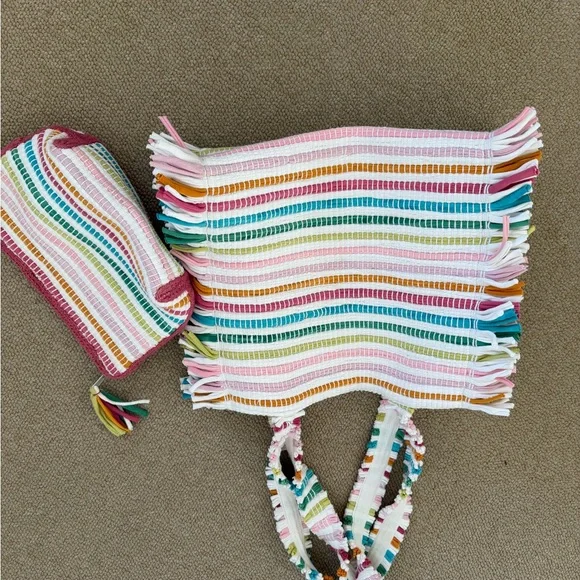 Shiraleah Multicolor Striped Tote - Picture 5 of 12